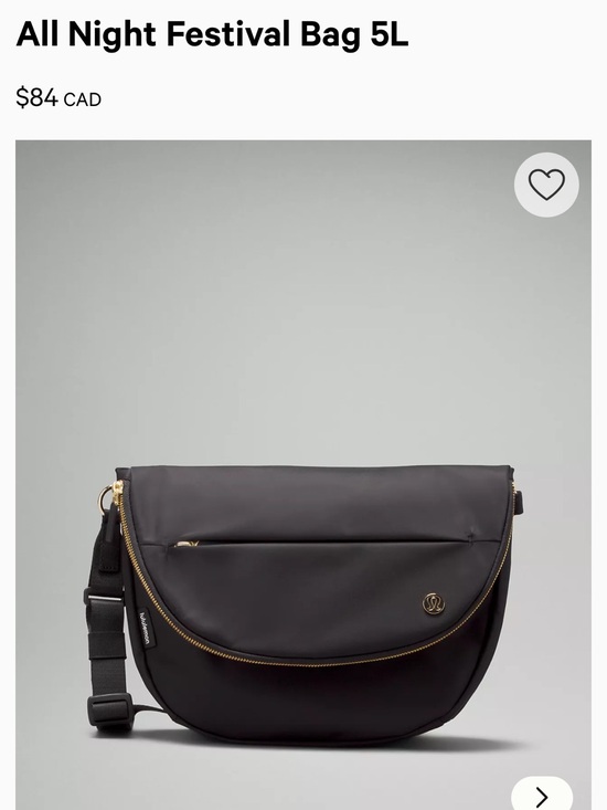 lululemon athletica Handbags - All Night Festival Bag 5L - Lululemon